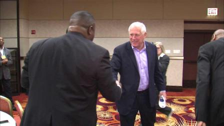 Governor Pat Quinn addressed a session at the 77th annual Illinois NAACP convention underway this weekend at the Marriott OHare.