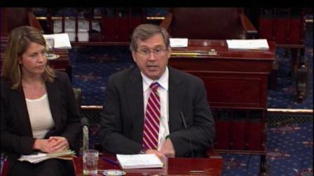 Illinois Sen. Mark Kirk took to the U.S. Senate floor for the first time since suffering a stroke to support the Employment Non-Discrimination Act.