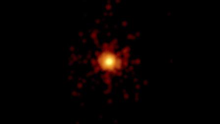 Swifts X-Ray Telescope took this 0.1-second exposure of GRB 130427A at 3:50 a.m. EDT on April 27, just moments after Fermi and Swift detected the outburst. The image is 6.5 arcminutes across.