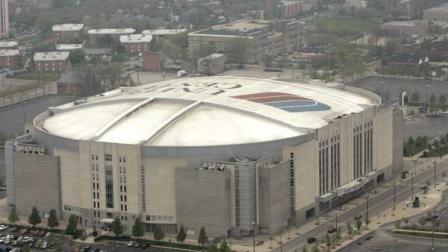 (FILE) This is an aerial photograph of the United Center taken Monday, May 1, 2006, in Chicago.
