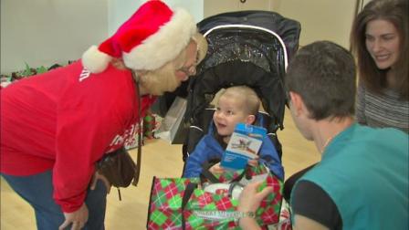 Christmas came early for children at Lurie Childrens Hospital as a mother keeps a promise to her late son that no child goes without a toy on Christmas.