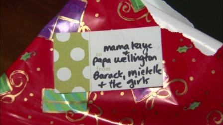 A present from Sasha and Malia Obama ended up at a suburban Chicago womans home by mistake.