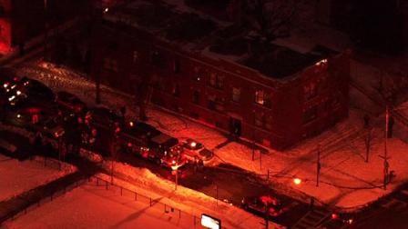 Chopper7 HD was over the fire in the 500-block of South Lavergne.