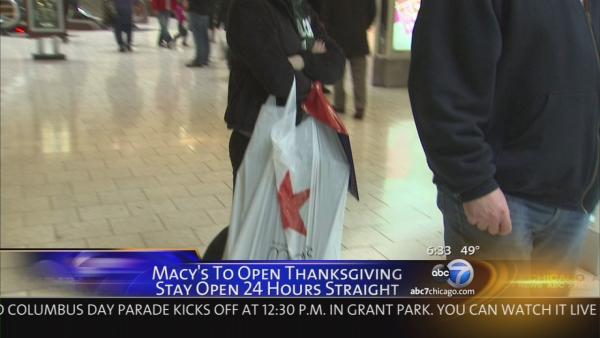 Report: Macy's opening on Thanksgiving for 1st time