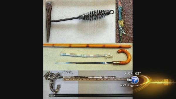 Bizarre weapons turn up daily at nation?s airports