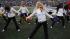 The Baltimore Ravens cheerleaders perform during...