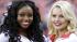 San Francisco 49ers cheerleaders smile before an...