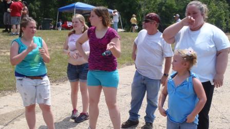 Alana (Honey Boo Boo) Thompson and her family appear in a still from the first season of Here Comes Honey Boo Boo