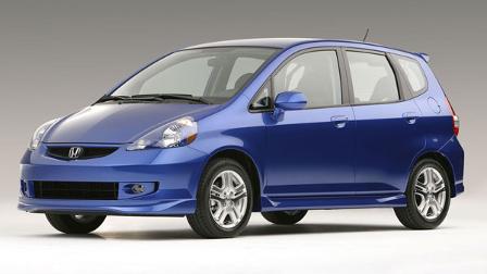 In this photo provided by Honda, 2007 Honda Fit Sport, has a price of less then $14,500, the 2007 Fit slots under the Civic and is sold as a five-door, five-passenger hatchback. (AP Photo/Honda)