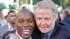 Actors Tyrese Gibson, left, and Jon Voight pose...