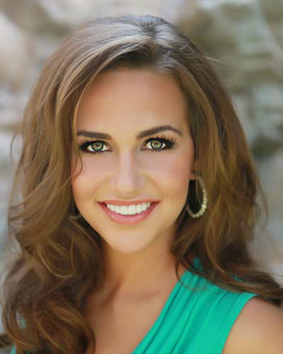 Miss California Crystal Lee shows off her...