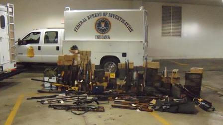 The I-Team has obtained the first picture of alleged Indiana militia arsenal.