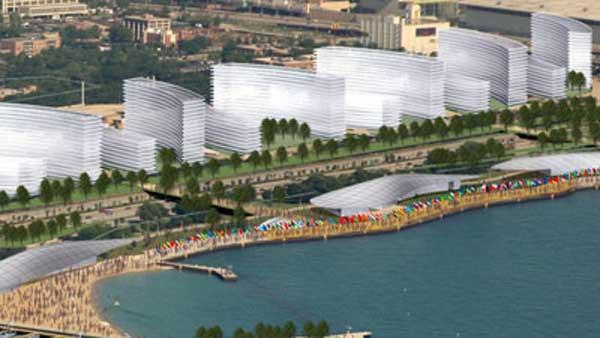 FILE IMAGE: A rendering of what Chicagos 2016 Olympic Village might have looked like. (from Chicago2016.org)