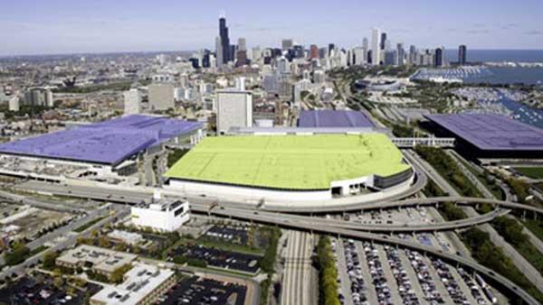 McCormick Place-- Volleyball, Weightlifting, Handball, Wrestling, Judo, Fencing, Taekwondo, Table Tennis, Modern Pentathlon (Fencing and Shooting), Rhythmic gymnastics and Badminton (from Chicago2016.org)