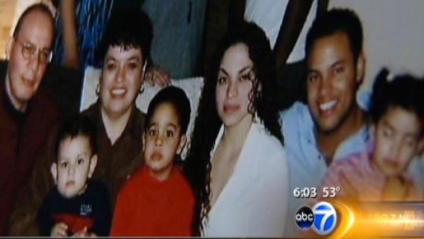 Twenty-five-year-old Isabel Gordillo, pictured with long hair, was shot in the neck.