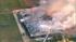Barn fire in suburban McHenry