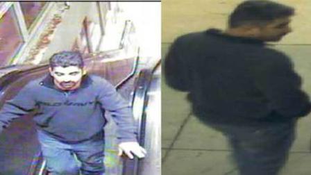 Police say they are looking for this man in connection to an attack on a woman near the CTAs Garfield train stop.