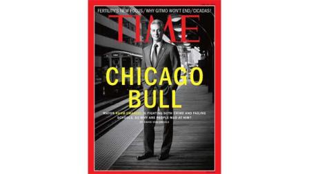 TIME magazines June 10, 2013, cover with Chicago Mayor Rahm Emanuel.