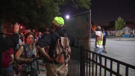 Demolition work slated to begin at a Chicago Public School building on the Near West Side is being met by protesters.