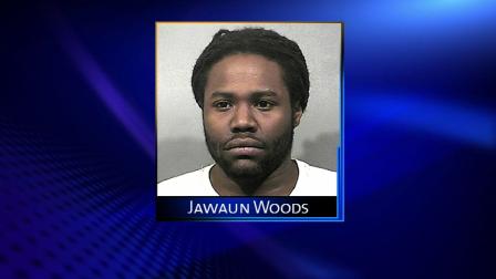 Twenty-five-year-old Jawaun Woods was charged with aggravated battery.