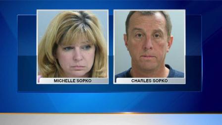 A former aide in the Palos Heights Fire Protection District and her husband are accused of stealing more than $350,000 from the district.