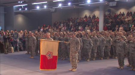 A deployment ceremony took place Saturday in Forest Park for an Illinois National Guard unit headed to Kuwait.