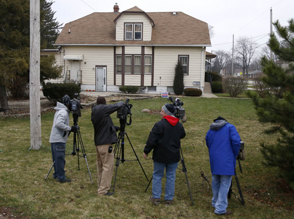 SWAT teams converged on a home in Tinley Park.