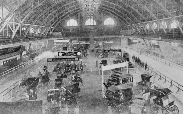 First auto show in Chicago's Coliseum on Feb. 1,...
