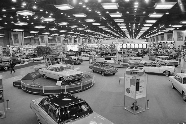 Acres and acres of new automobiles of all sizes...