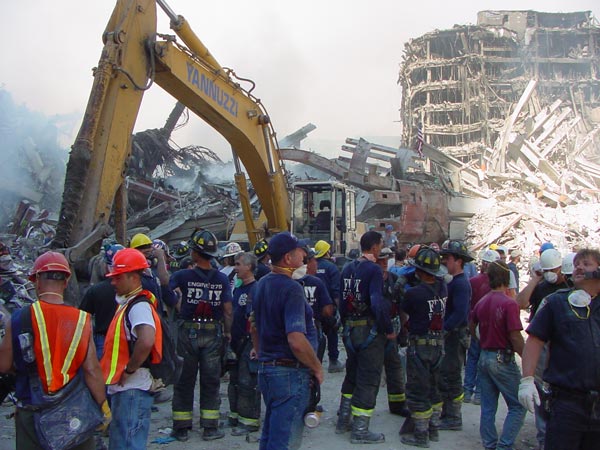 Building next to Trade Center with 14 floors...