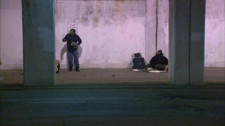 A community activist gets a feel for what its like to be homeless, as Andrew Holmes will sleep outdoors Friday night.