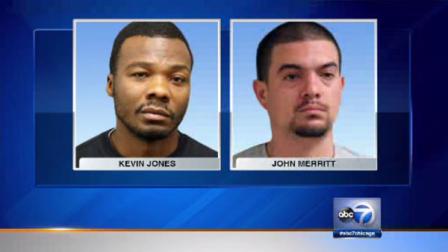 John Merritt and Kevin Johns are each charged with a felony count of theft.