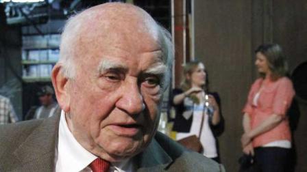 FILE - In this May 29, 2012 file photo, actor and former Screen Actors Guild President Ed Asner is interviewed in Portland, Ore. Asners publicist said Wednesday, March 13, 2013 the 83-year-old actor who has been touring the country performing a one-man show for more than three years has been hospitalized with exhaustion in Indiana.