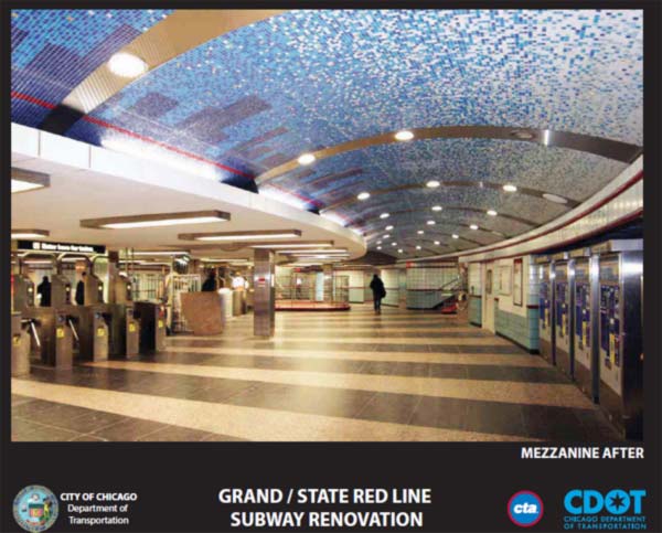 Grand and State Red Line stop