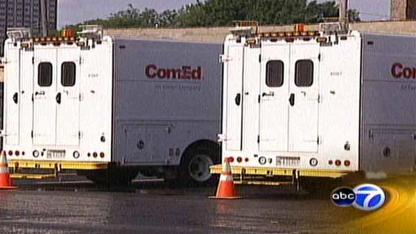 The energy companys trucks are shown in this file image.