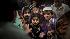 Pakistani children ask for food during food...