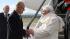 Pope Benedict XVI is greeted by the Duke of...