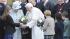 Pope Benedict XVI flanked by Britains Queen...