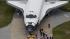 Space shuttle Atlantis is towed to the Orbitor...