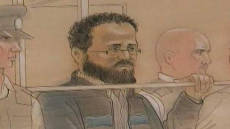 One of the men accused of plotting with al-Qaida to derail a train in Canada appeared in a Toronto court today.