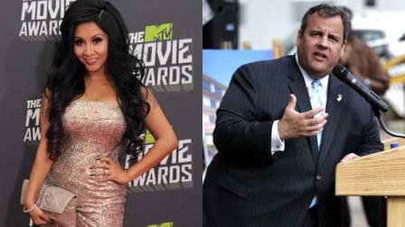 Nicole Snooki Polizzi at the MTV Movie Awards on Sunday April 14, 2013. New Jersey Gov. Chris Christie on Tuesday, May 7, 2013.