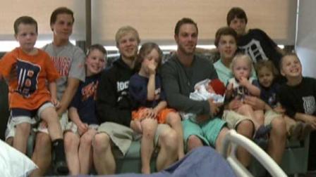 Kateri and Jay Schwandt of Rockford, Michigan, have 12 boys. They welcomed their latest addition, Tucker, in August 2013.  