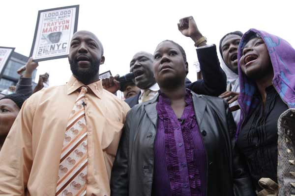 A group gathered for a march and protest Friday...