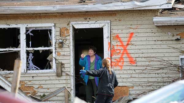 The Harrisburg, Ill., neighborhood where six...
