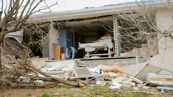 The Harrisburg, Ill., neighborhood where six...