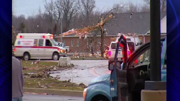 The Harrisburg, Ill., neighborhood where six...