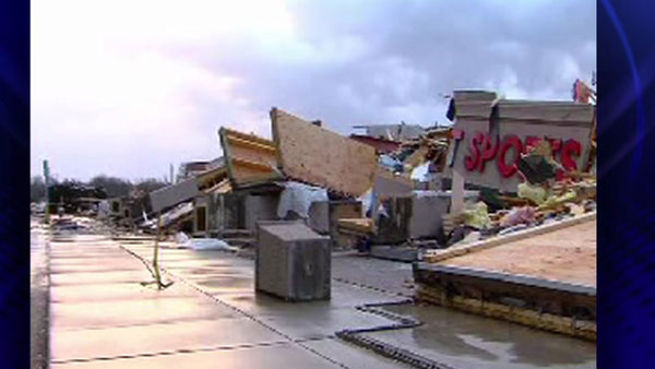 The Harrisburg, Ill., neighborhood where six...