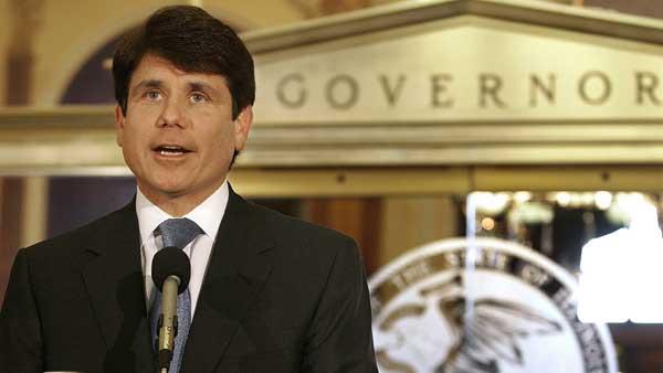 Former Illinois Gov. Rod Blagojevich at the Illinois State Capitol on Wednesday, Nov. 28, 2007. (AP Photo/Seth Perlman)