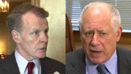Illinois House Speaker Michael Madigan and Illinois Governor Pat Quinn.