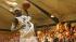 St. Vincent-St. Marys LeBron James laughs as he...